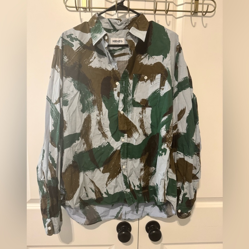 Kenzo Men’s Long Sleeve Button Down Shirt